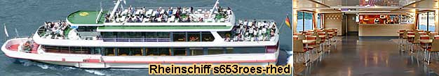 Schiffsweinprobe auf dem Rhein bei Rüdesheim